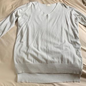 Gray “Dreamers” Oversized Sweater